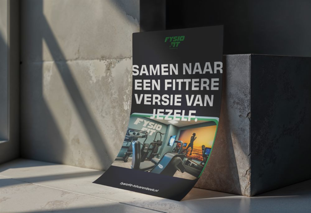 Huisstijl detail FysioFit Hilvarenbeek