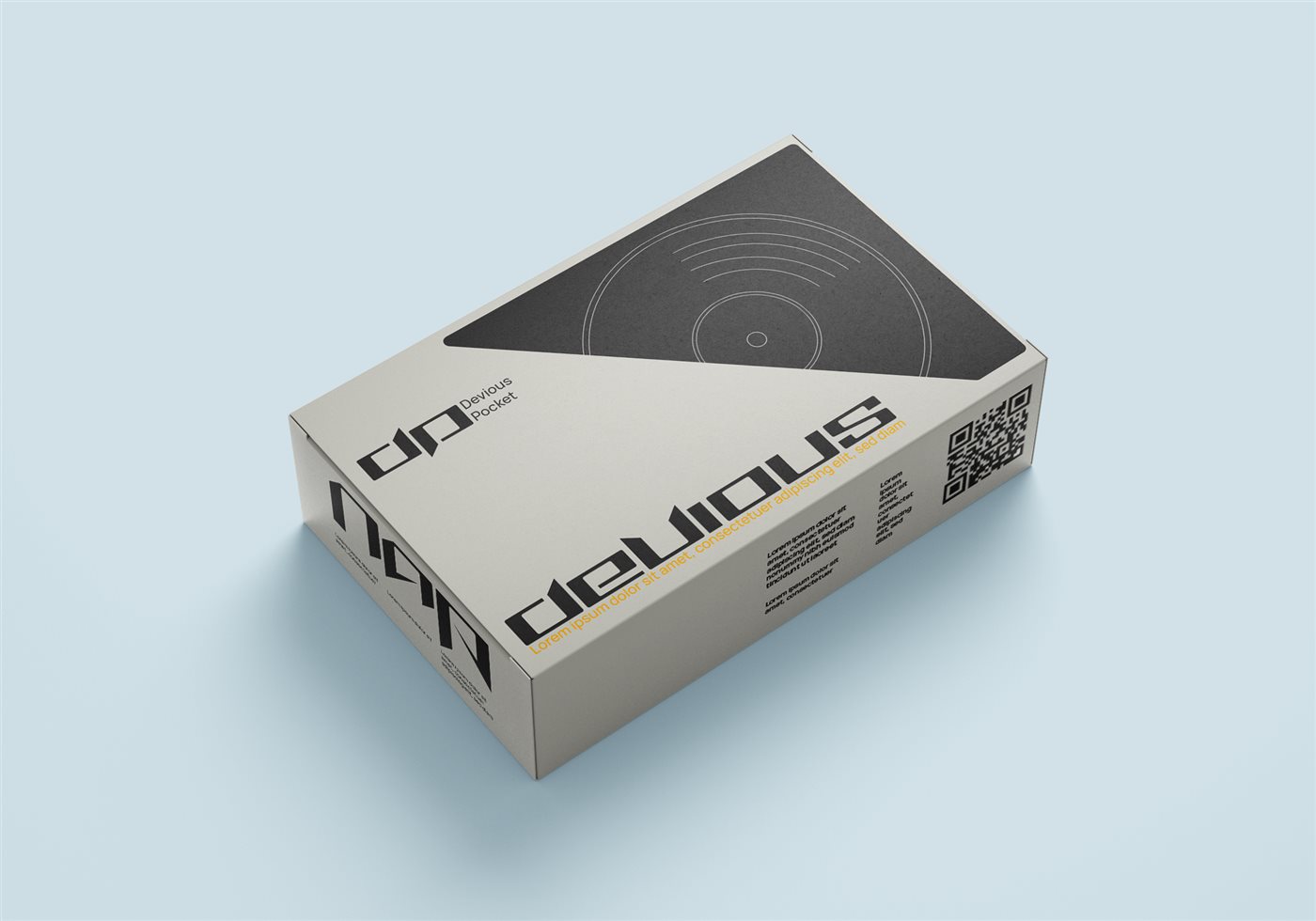 Devious Pocket-verpakking met vinyl-graphic